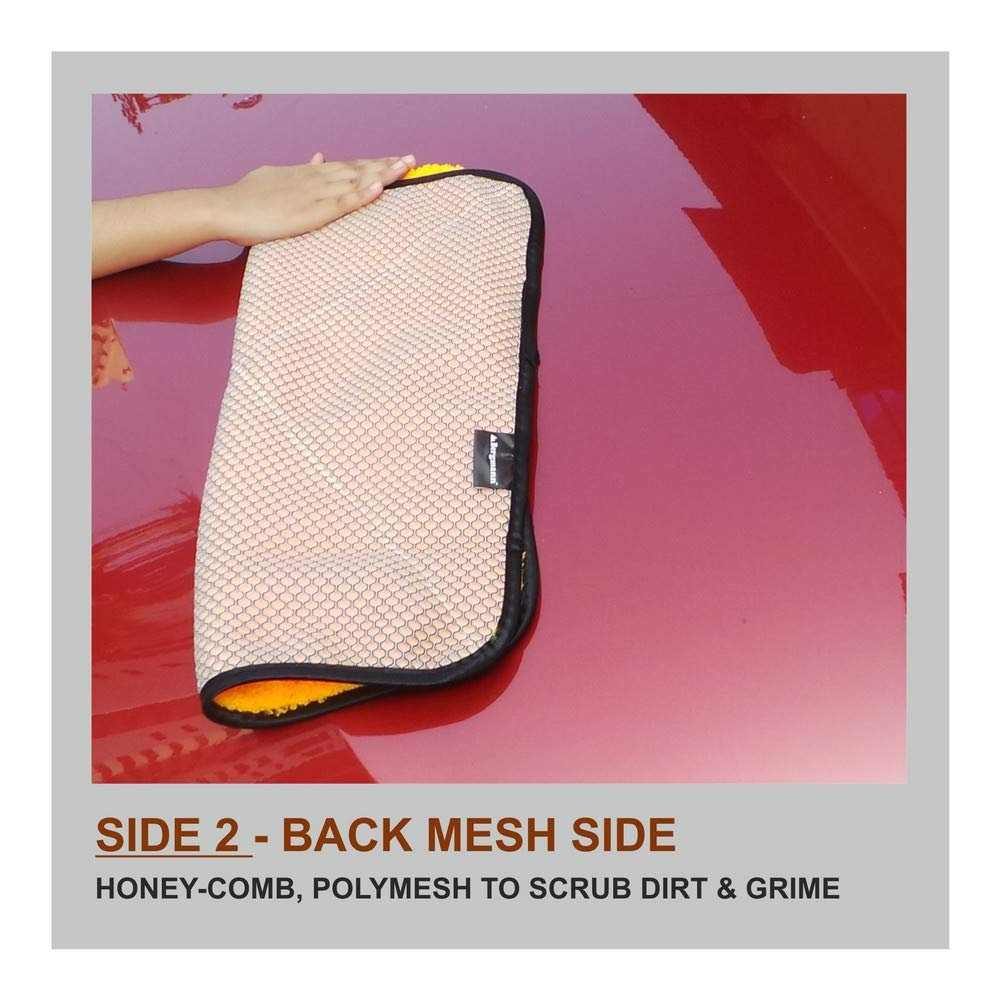 Bergmann Gladiator 2-in-1 Clean & Scrub Microfibre Cloth