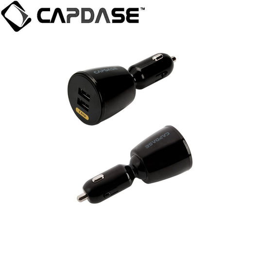 Capdase Dual USB CAR Charger CA00-RG01 REVO G2 1 Amp (5W) Black