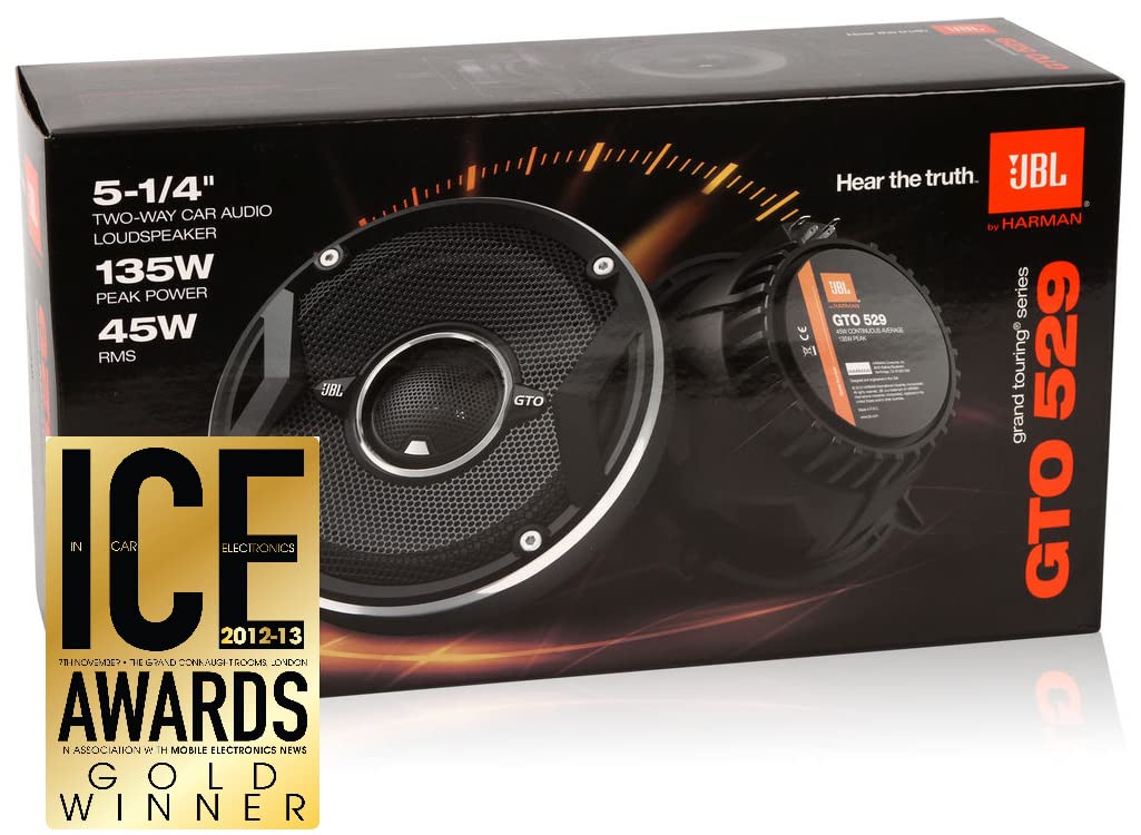 JBL GTO609C 6.5" Component Speakers (90W RMS 270W Peak)