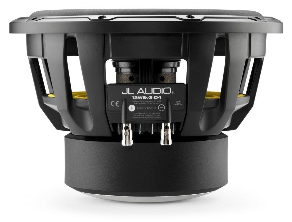 JL Audio 12W6V3-D4 12" DVC Subwoofer (600W RMS)