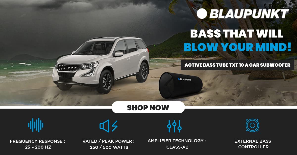 Blaupunkt TXT 10A 10" Class A/B Active Basstube (120W RMS 600W Peak)