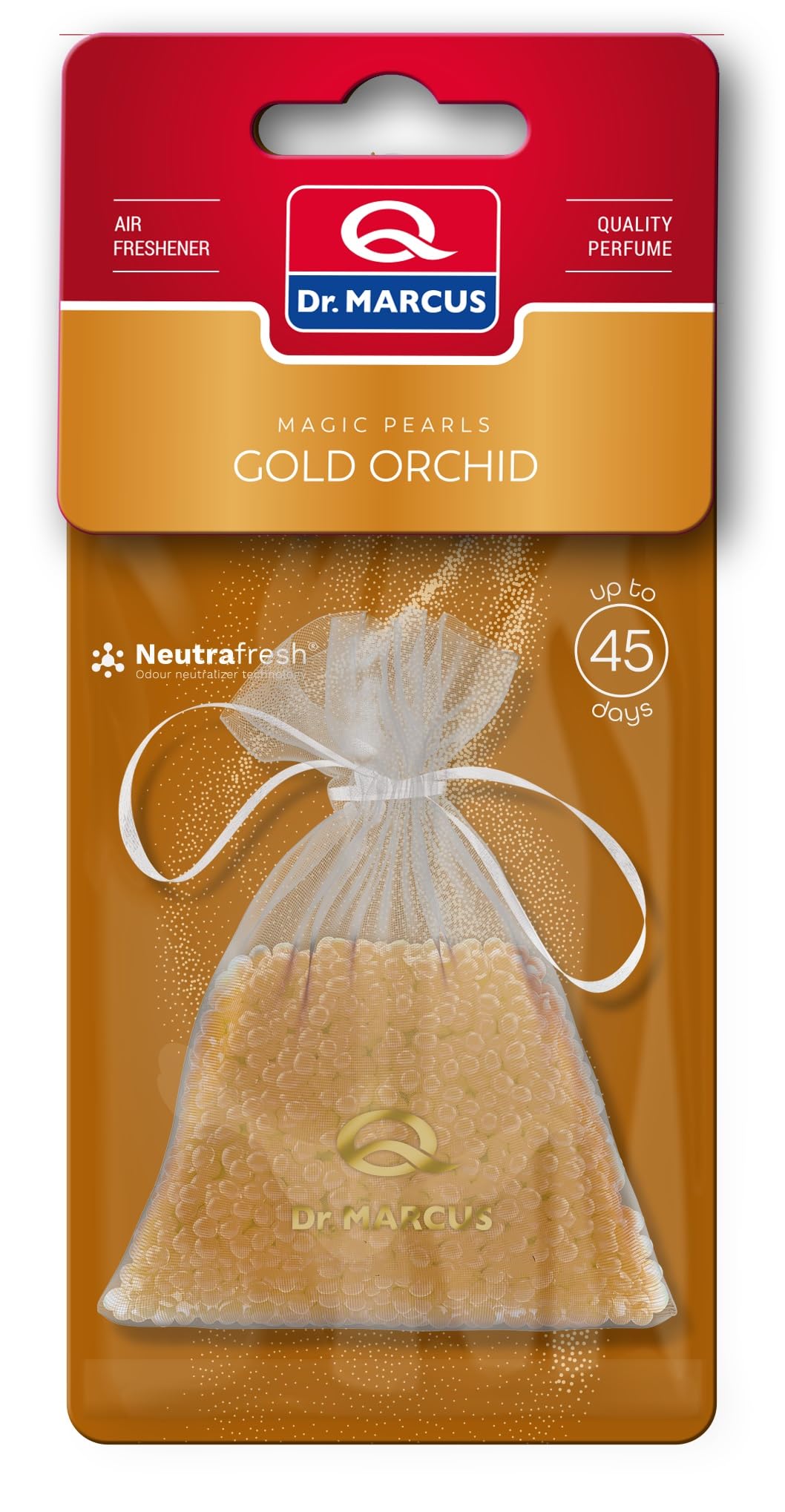Dr. Marcus Magic Pearls (Gold Orchid Car) Car Air Freshener