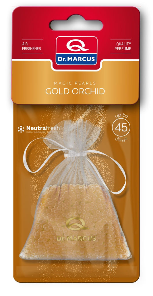 Dr. Marcus Magic Pearls (Gold Orchid Car) Car Air Freshener