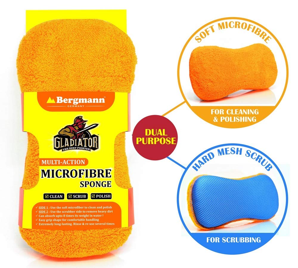 Bergmann Gladiator Multi Action Microfibre Sponge