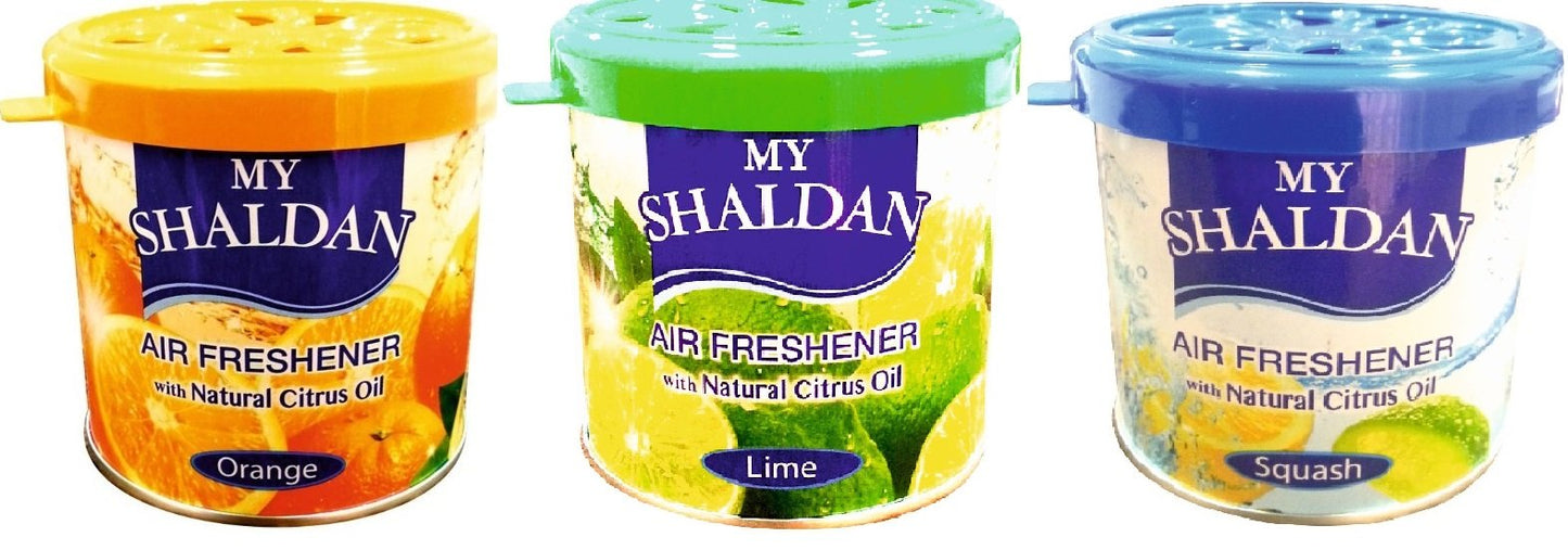 My Shaldan Orange, Lime and Squash Air Fresheners (80gm*3)