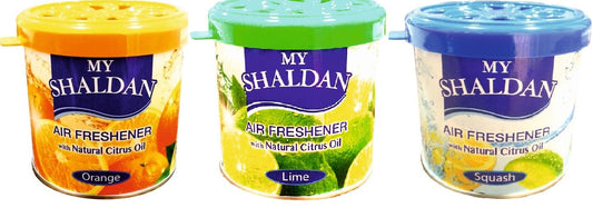 My Shaldan Orange, Lime and Squash Air Fresheners (80gm*3)