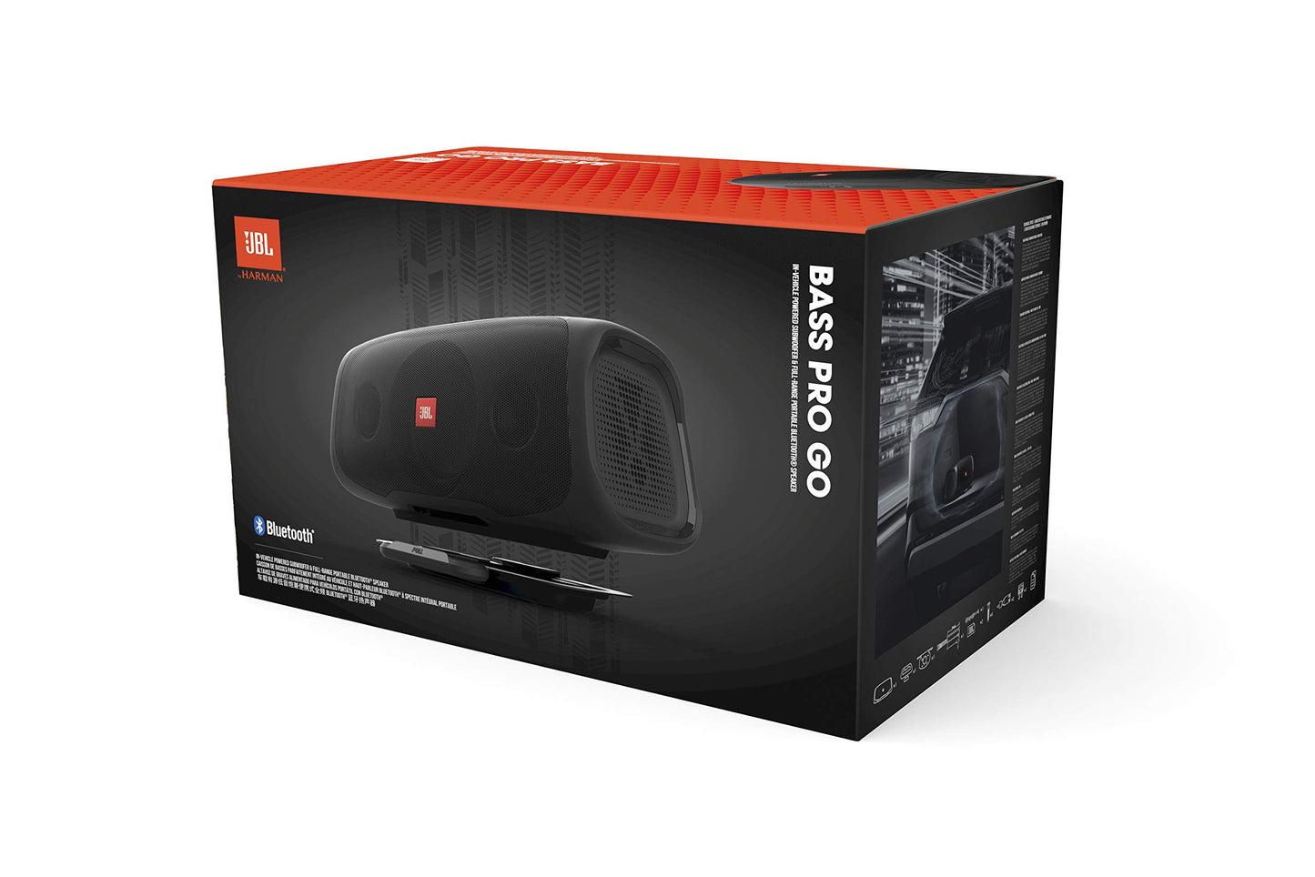 JBL BassPro Go in-Vehicle Powered Subwoofer & Full-Range Portable Bluetooth Speaker