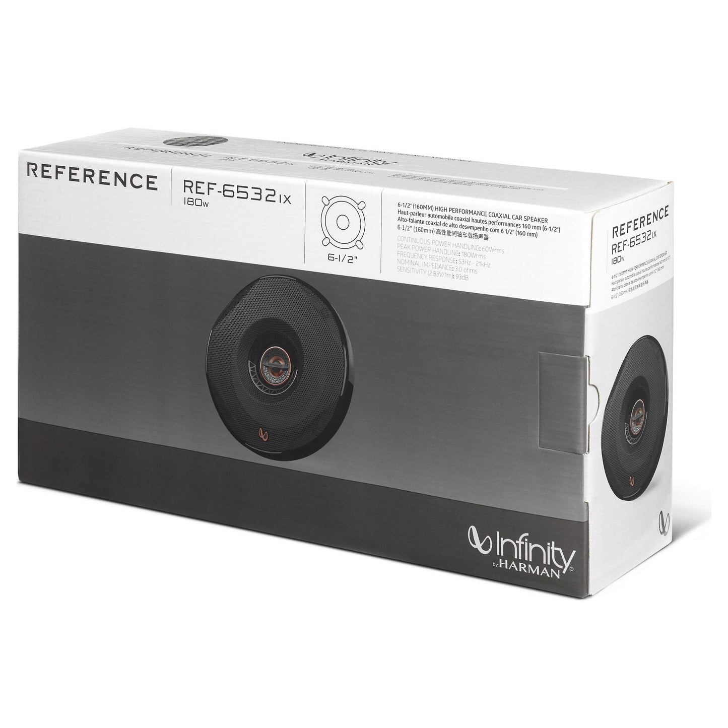 Infinity Reference REF-6532IX 6.5" Coaxial Speakers (60W RMS 180W Peak)