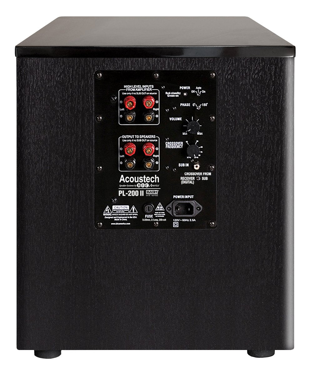 BIC America Acoustech PL200 II 12" Active Subwoofer