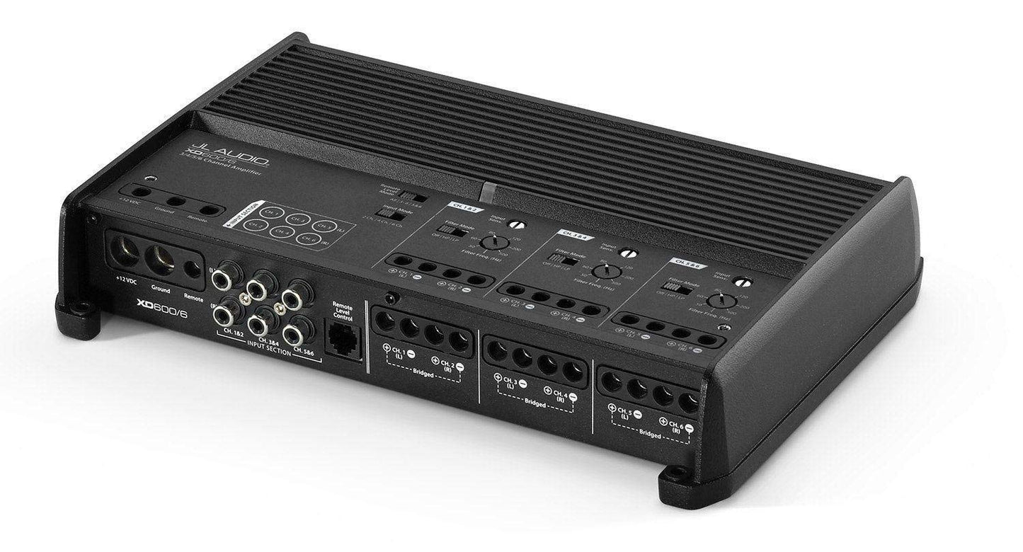 JL Audio XD600/6v2 6 Channel Full Range Class D Amplifier (100W*6 (2Ω) 75W*6 (4Ω))
