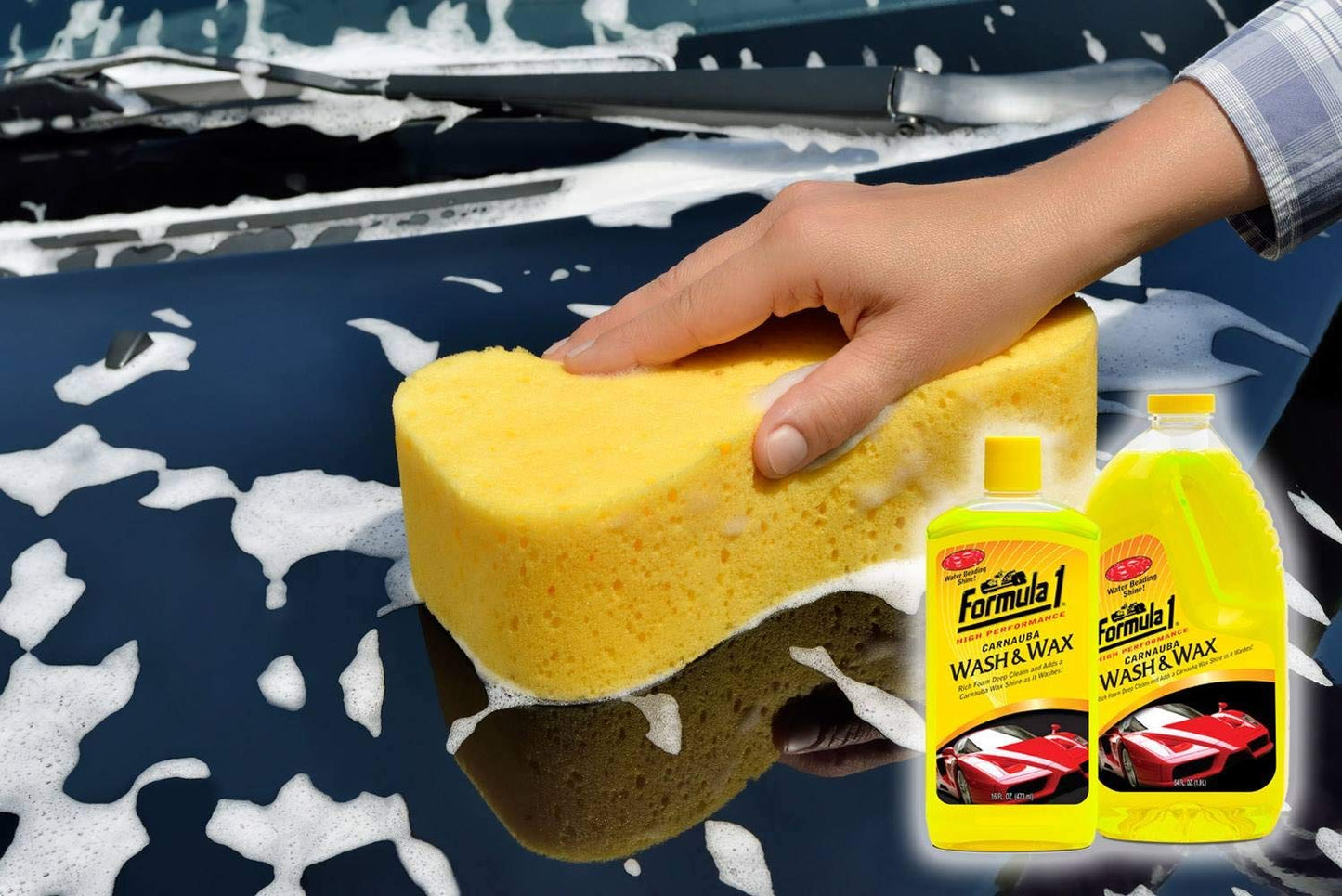 Formula 1 Carnauba Wash and Wax Shampoo (946 ml)
