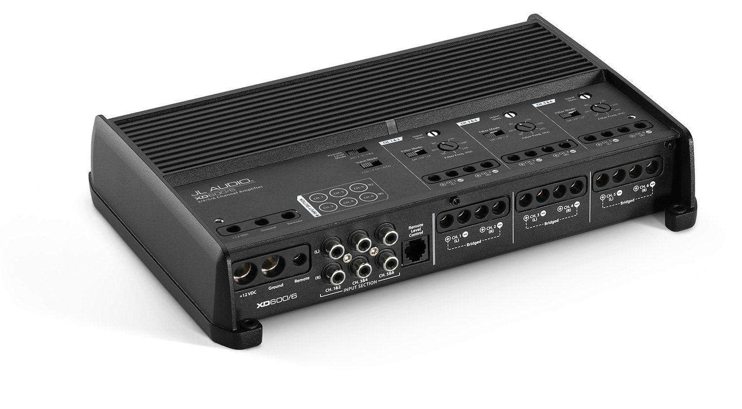 JL Audio XD600/6v2 6 Channel Full Range Class D Amplifier (100W*6 (2Ω) 75W*6 (4Ω))