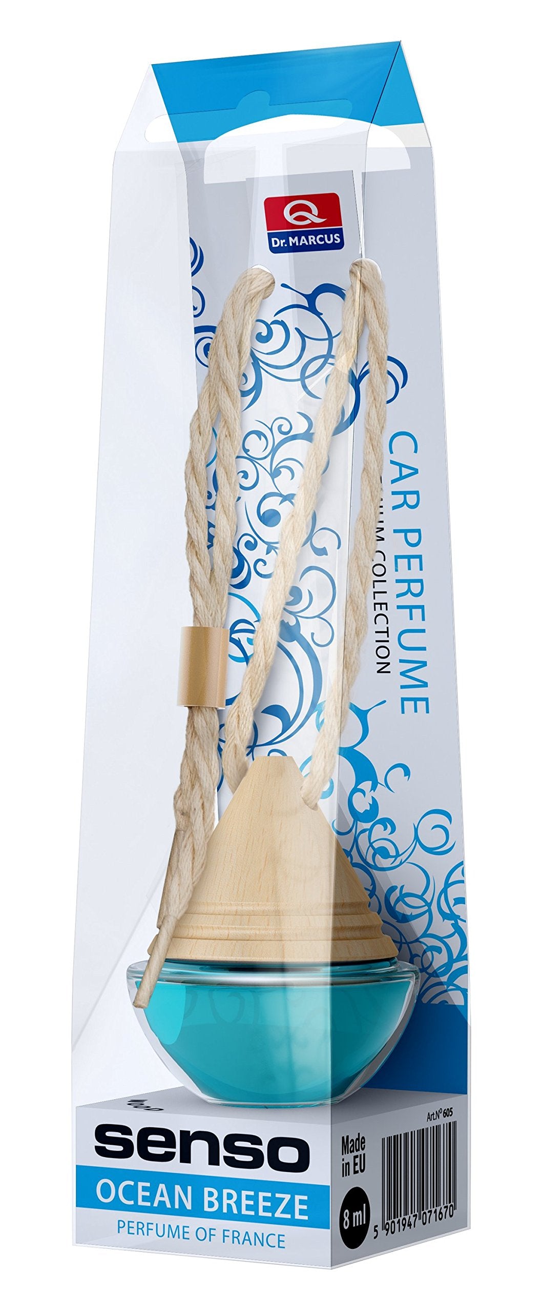 Dr. Marcus Senso Wood Hanging Car Perfume (Made in Europe)