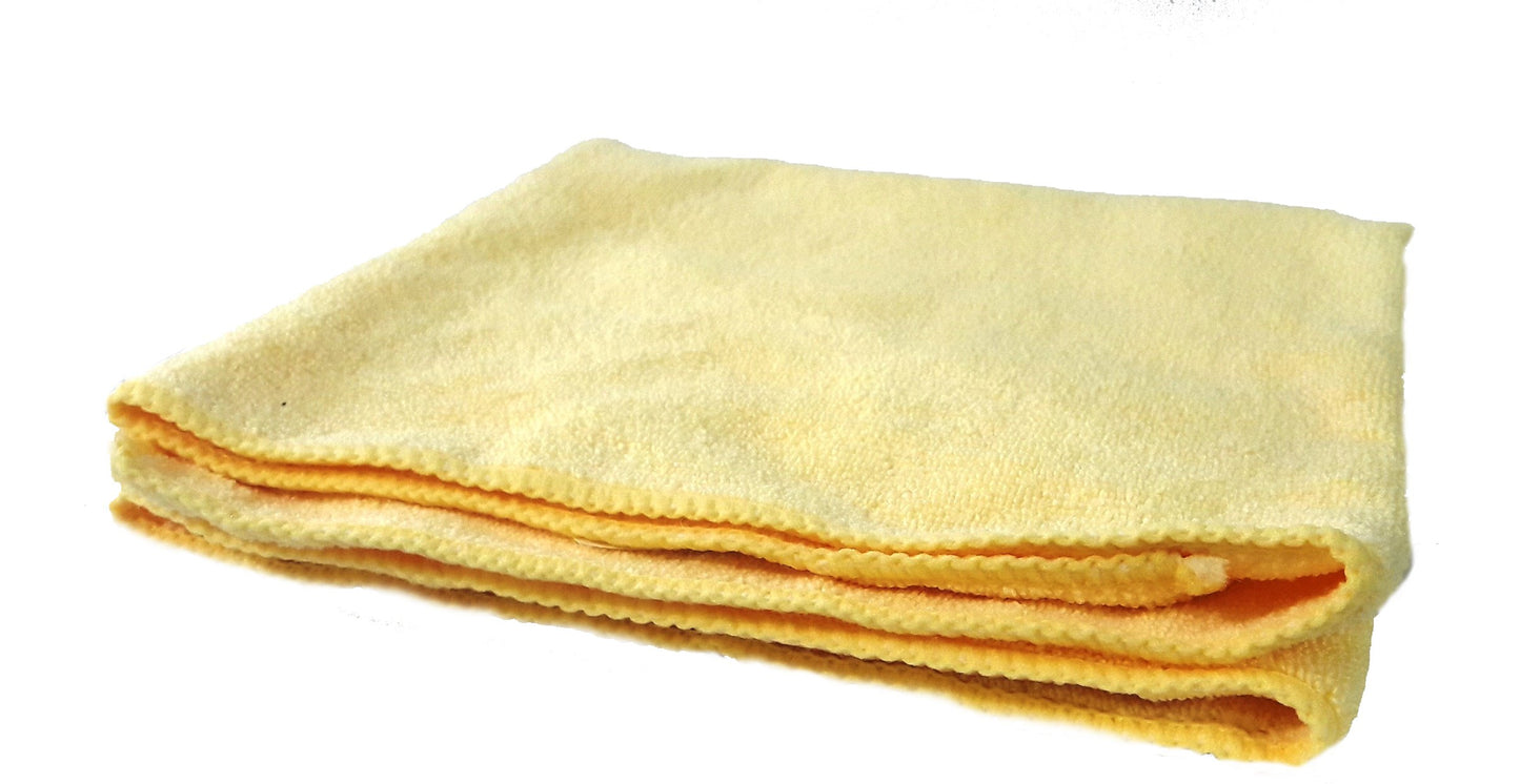 Drivn Yellow Multipurpose Microfiber Cloth, 300 GSM, 40 X 60 cm