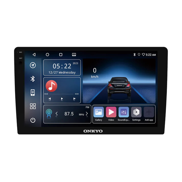 Onkyo X-QD1120 PRO 9/10.1" Android Multimedia Car Audio System 2/32GB & 4/64GB | 4 Core CPU | DSP | GPS Navigation | WLAN | Mirrorlink | Capacitive Touchscreen | Certified Wireless Android Auto & Car Play