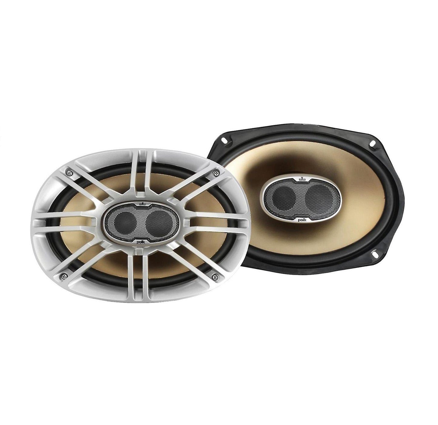 Polk Audio DB691 6*9" DB Series 3-Way Coaxial Speakers Marine Certified (100W RMS 300W Peak)