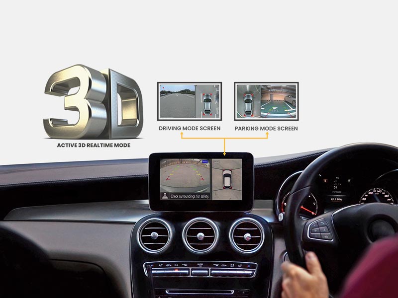 DHC Hyundai/Kia/Jeep/Volkswagen & Skoda 360˚ View Camera System