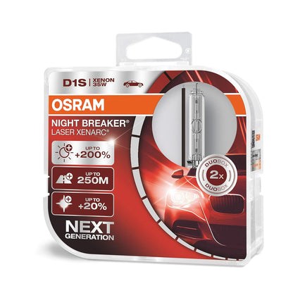 OSRAM D Series XENARC NIGHT BREAKER LASER 35W Auto Halogen Bulbs/Lamps 4400K-4500K