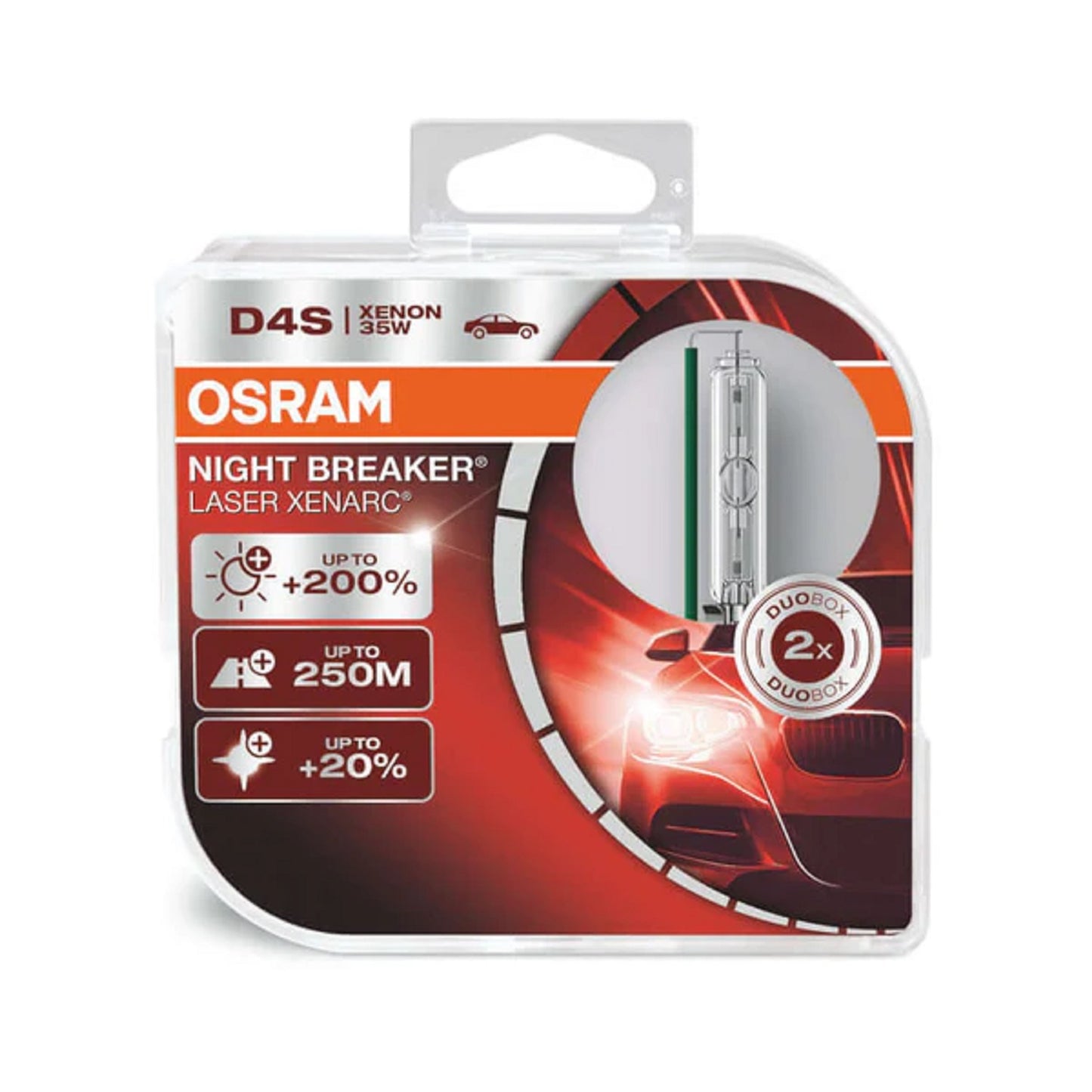 OSRAM D Series XENARC NIGHT BREAKER LASER 35W Auto Halogen Bulbs/Lamps 4400K-4500K