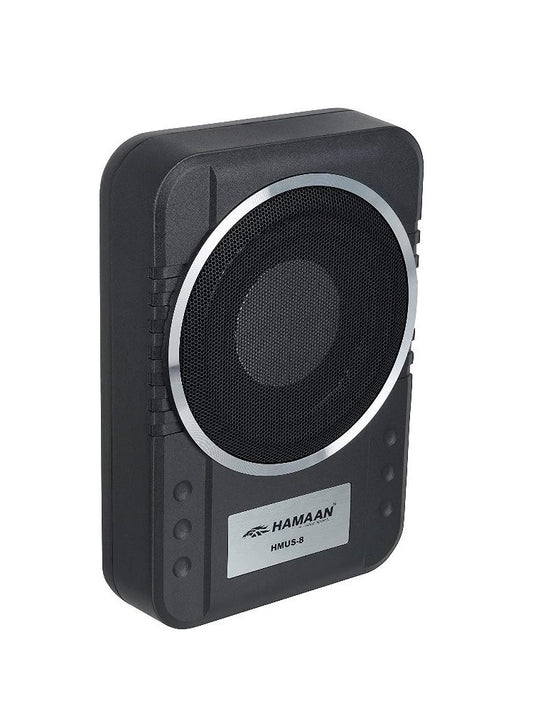 Hamaan HMUS-8 8" Underseat Active Subwoofer (500W RMS 1500W Peak)