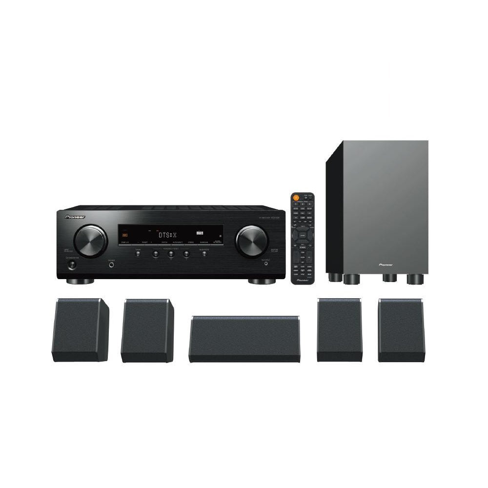 Pioneer HTP-076 Home Theatre Speaker Package (AV Receiver + 5.1 Speake ...