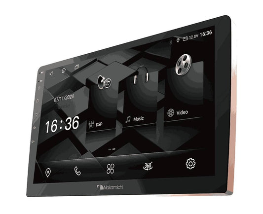 NAKAMICHI NAM 5850 Digital Multimedia Receiver 4GB/64GB, 8 Core CPU, 48 Band DSP, Wireless Apple CarPlay/Android Auto, 4G Sim & 360 View Camera Support