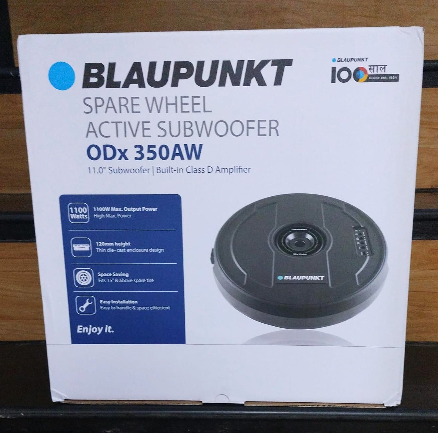 Blaupunkt ODX 350 AW 11" Spare Tyre Active Subwoofer Enclosure (320W RMS 420W Peak)