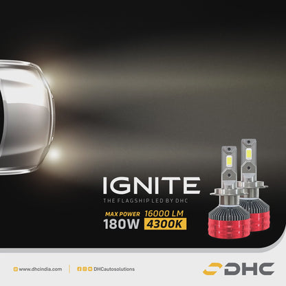 DHC IGNITE F90 180W Auto LED Bulbs/Lamps (4300K & 6000K)