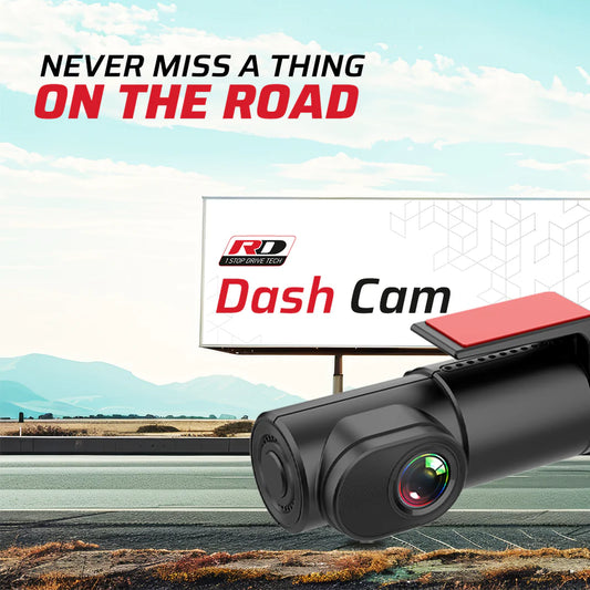 RD Overseas Car Dashcam/DVR | 2K Recording | 256GB Support | 130 degree Wide Angle | Night Vision