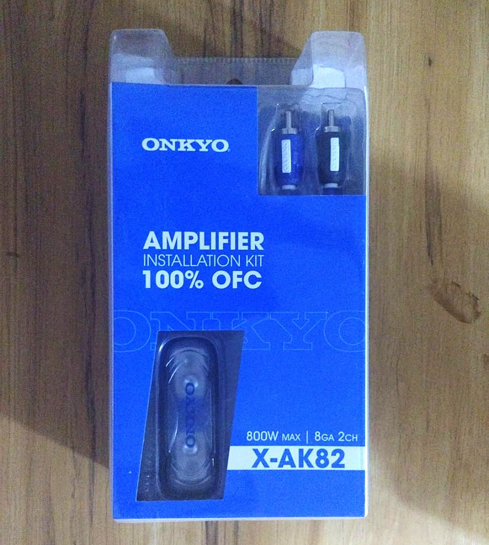 Onkyo X-AK82 8GA OFC Mono/2 Channel 800 Watts Amplifier Wiring Kit
