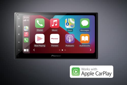 Autoestereo de pantalla 6.8 PIONEER DMH A5450BT CarPlay y AndroidAuto