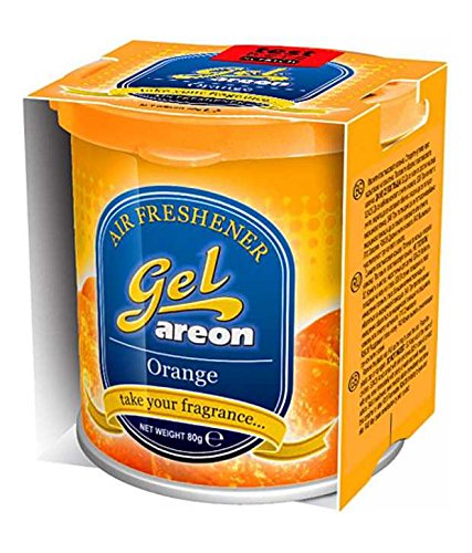 Areon Orange Gel Car/Home Air Freshener (80 gms)