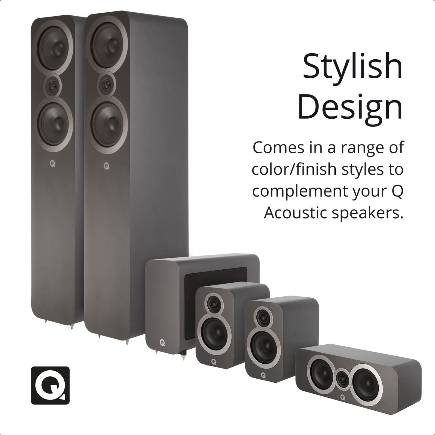 Q Acoustics 3060S Class D Active/Powered Bassbox (150W RMS)