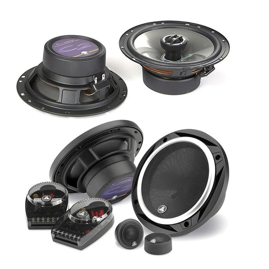 JL Audio C2-650 Component & C2-650X Coaxial Speakers Set (60W RMS)