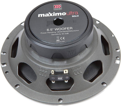 Morel Maximo Ultra 603/603A MKII 6.5" 3-Way Component Speakers (100W RMS 180W Peak)